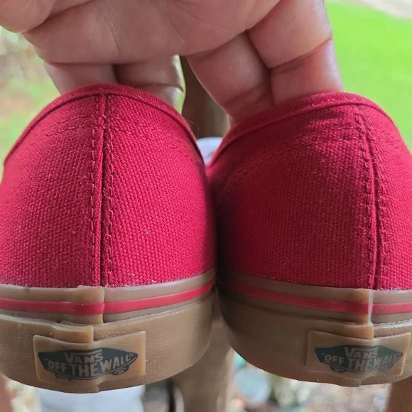 Vans Chili Pepper Red Gumsole Skate Sneaker Mens 11 - Picture 8 of 12